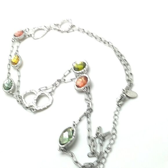 Lia Sophia Pastel GUMDROPS Silver-tone Retired Necklace - Picture 9 of 16